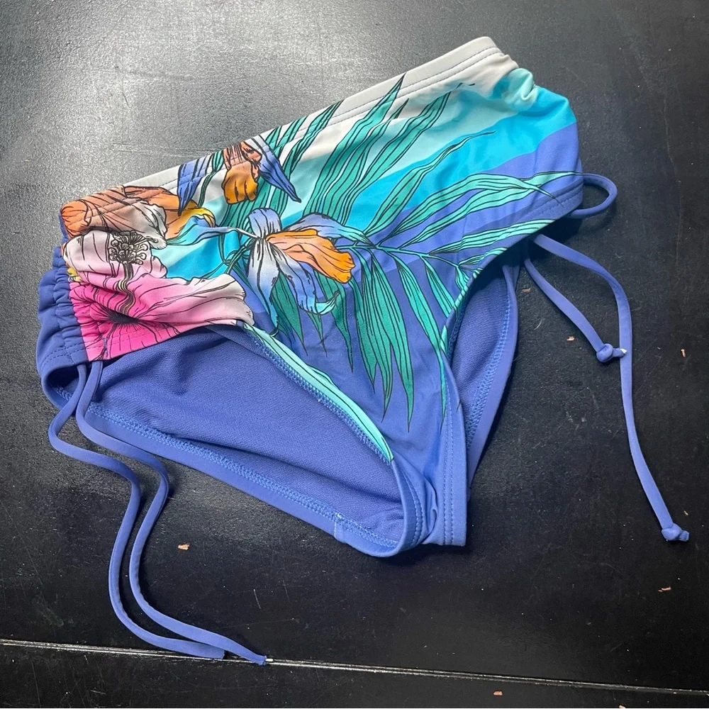 Hobie Girls Colorful Floral Bikini Set